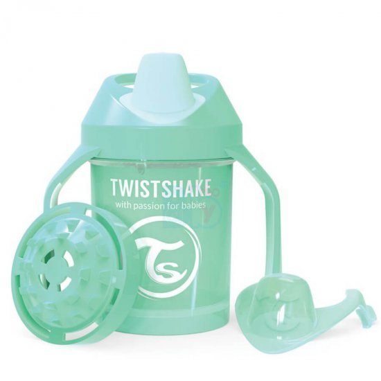 خرید اینترنتی لیوان آبمیوه خوری 230  میل پاستل سبز تویست شیک  Twistshake
