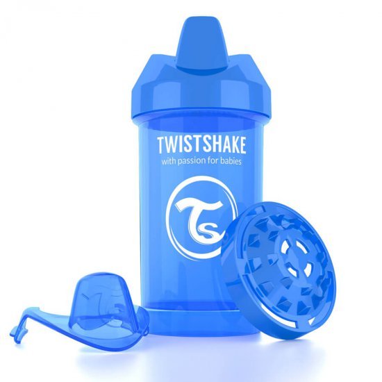 خرید اینترنتی لیوان آبمیوه خوری 300  میل آبی  تویست شیک  Twistshake
