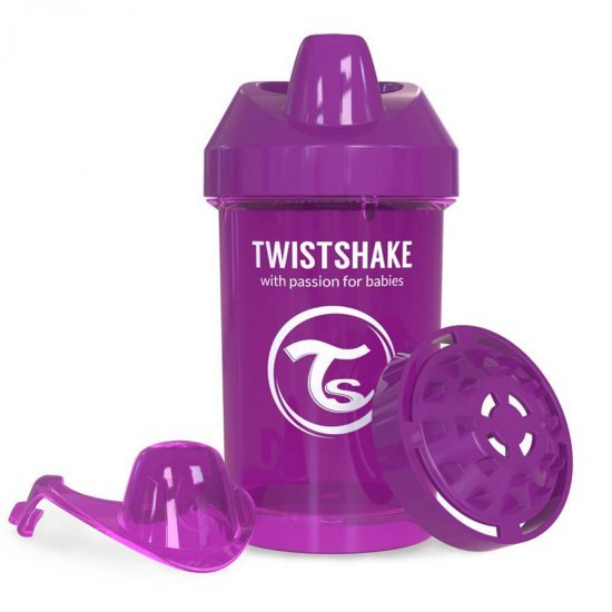 خرید اینترنتی لیوان آبمیوه خوری 300  میل بنفش تویست شیک  Twistshake