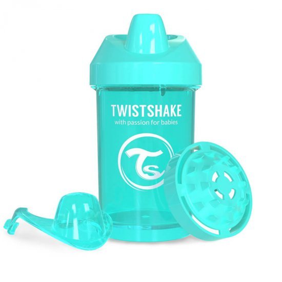 خرید اینترنتی لیوان آبمیوه خوری 300  میل فیروزه ای  تویست شیک  Twistshake