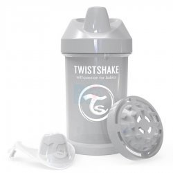 لیوان آبمیوه خوری 300  میل پاستل خاکستری  تویست شیک  Twistshake 