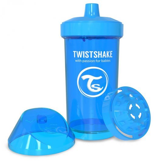 خرید اینترنتی لیوان آبمیوه خوری 360  میل آبی تویست شیک  Twistshake