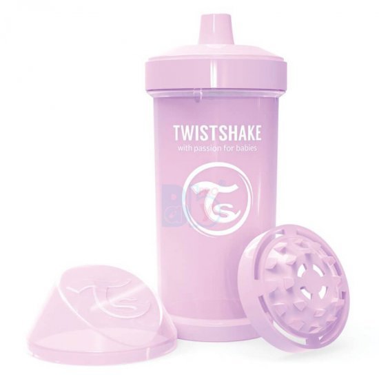 خرید اینترنتی لیوان آبمیوه خوری 360  میل بنفش پاستل  تویست شیک  Twistshake