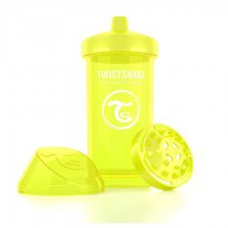 لیوان آبمیوه خوری 360  میل زرد تویست شیک  Twistshake 
