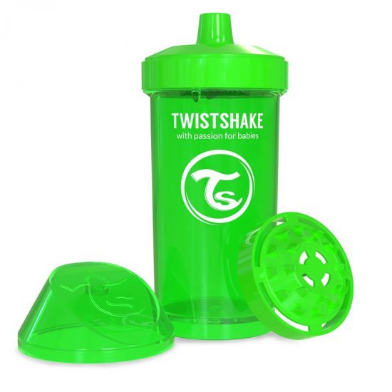 خرید اینترنتی لیوان آبمیوه خوری 360  میل سبز  تویست شیک  Twistshake
