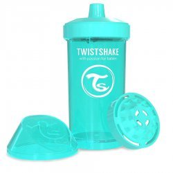 لیوان آبمیوه خوری 360  میل فیروزه ای تویست شیک  Twistshake 