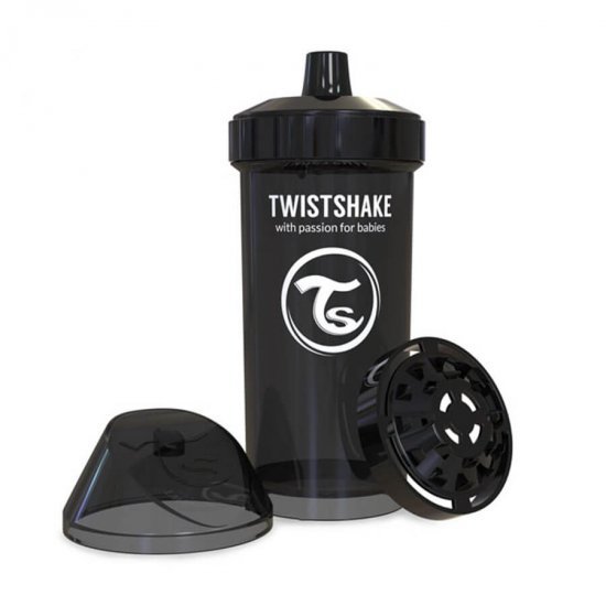 خرید اینترنتی لیوان آبمیوه خوری 360  میل مشکی تویست شیک  Twistshake