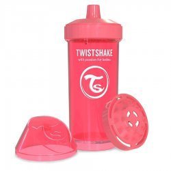 لیوان آبمیوه خوری 360  میل هلویی  تویست شیک  Twistshake 