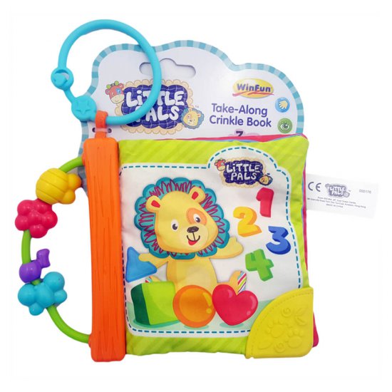 خرید اینترنتی جغجغه کتاب پارچه ای وین فان Winfun