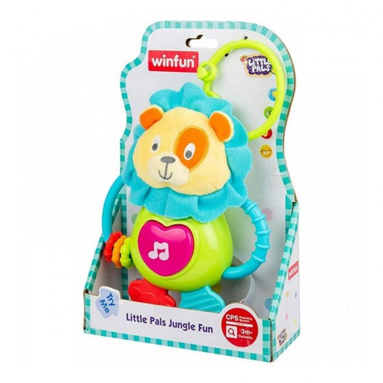خرید اینترنتی آویز کالسکه و کریر وین فان Winfun طرح شیر