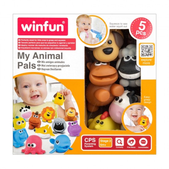 خرید اینترنتی اسباب بازی حمام وین فان Winfun مدل حیوانات اهلی مزرعه از فروشگاه اینترنتی سیسمونی و اسباب بازی بیبی پرو خرید اینترنتی اسباب بازی حمام وین فان Winfun مدل حیوانات اهلی مزرعه