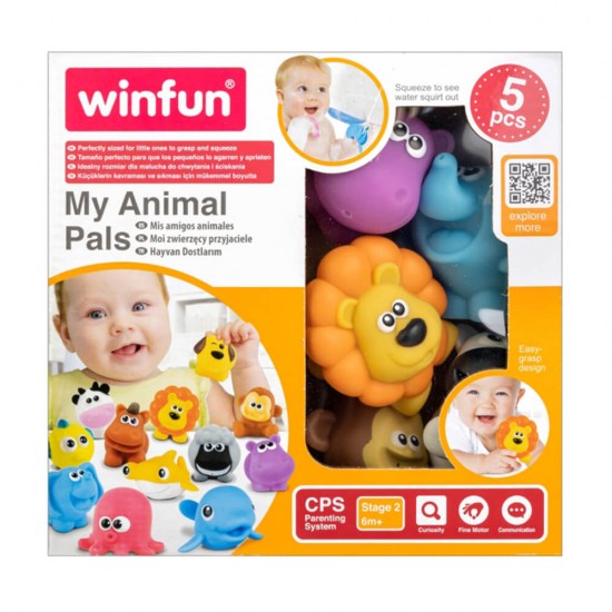 خرید اینترنتی اسباب بازی حمام وین فان Winfun مدل حیوانات وحشی جنگل از فروشگاه اینترنتی سیسمونی و اسباب بازی بیبی پرو خرید اینترنتی اسباب بازی حمام وین فان Winfun مدل حیوانات وحشی جنگل