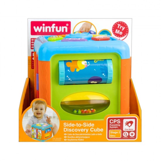فروشگاه اینترنتی سیسمونی و اسباب بازی بیبی پرو-اسباب بازی مکعب آموزشی وین فان Winfun خرید اینترنتی اسباب بازی مکعب آموزشی وین فان Winfun