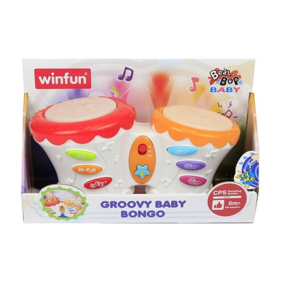 خرید اینترنتی طبل دوقلوی موزیکال وین فان Winfun از فروشگاه اینترنتی سیسمونی و اسباب بازی بیبی پرو خرید اینترنتی طبل دوقلوی موزیکال وین فان Winfun