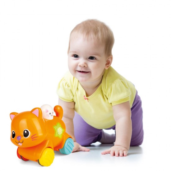 فروشگاه اینترنتی سیسمونی و اسباب بازی بیبی پرو-عروسک گربه چراغدار وین فان Winfun خرید اینترنتی عروسک گربه چراغدار وین فان Winfun
