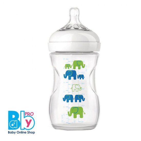 شیشه شیر 260 میل طلقی طرح دار سبز رنگ نچرال فیلیپس اونت Philips Avent شیشه شیر 260 میل طلقی طرح دار سبز رنگ نچرال فیلیپس اونت Philips Avent
