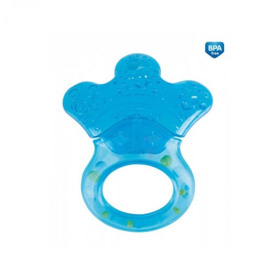 خرید اینترنتی دندانگیر کانپول بی بی  مایع دار  مدل تاج رنگ آبی  canpol babies