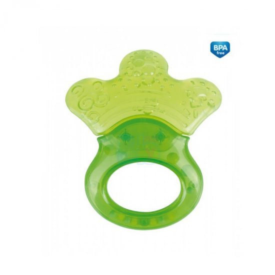 خرید اینترنتی دندانگیر کانپول بی بی  مایع دار  مدل تاج رنگ سبز  canpol babies