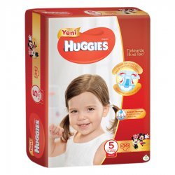 پوشک نوزاد سایز 5 (34 عددی) دخترانه هاگیز Huggies