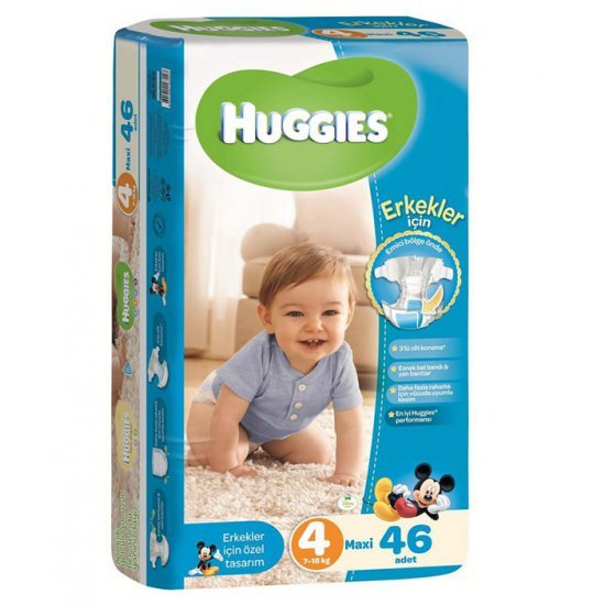 خرید اینترنتی پوشک نوزاد سایز4 پسرانه  Huggies