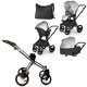 ست کالسکه نوزاد اینوکتوس invictus v-pram مدل Bianco با فریم Steel ست کالسکه نوزاد اینوکتوس invictus v-pram مدل Bianco با فریم Steel