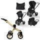 ست کالسکه نوزاد اینوکتوس invictus v-pram مدل Golden Light با فریم Gold ست کالسکه نوزاد اینوکتوس invictus v-pram مدل Golden Light با فریم Gold