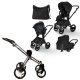 ست کالسکه نوزاد اینوکتوس invictus v-pram مدل Golden Light با فریم Steel ست کالسکه نوزاد اینوکتوس invictus v-pram مدل Golden Light با فریم Steel