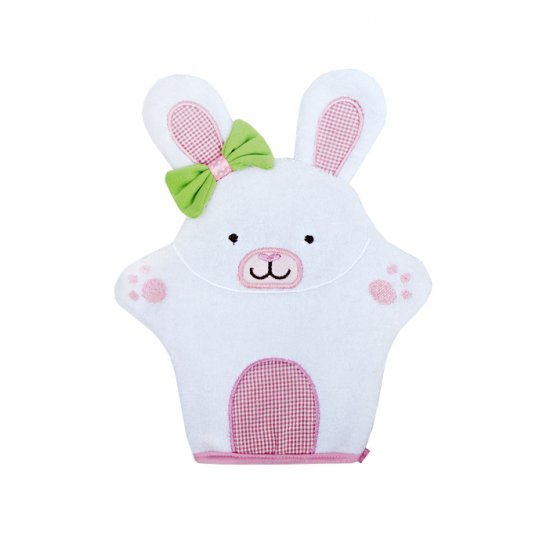 خرید اینترنتی لیف حمام مدل خرگوش رنگ صورتی