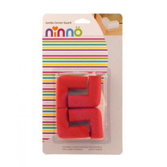 خرید اینترنتی محافظ گوشه مدل جامبو قرمز(4 عددی) نینو Ninno