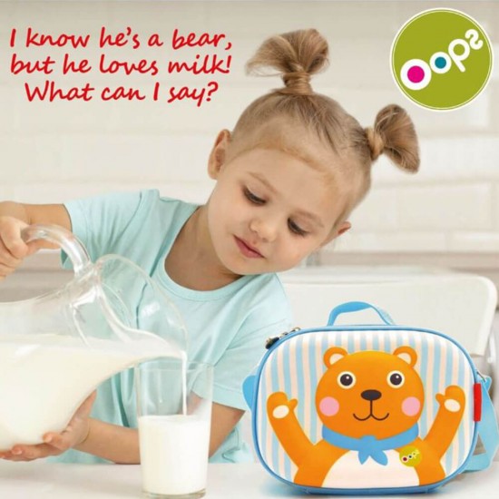 خرید اینترنتی کیف غذای جدید کودک اوپس Oops طرح خرس | فروشگاه اینترنتی سیسمونی و اسباب بازی بیبی پرو