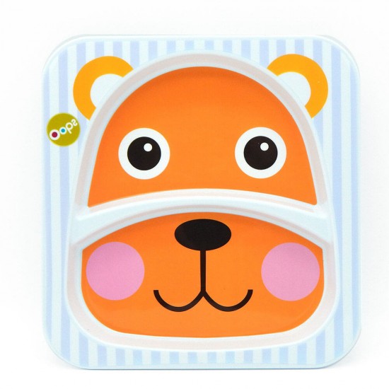 خرید اینترنتی بشقاب طرح خرس اوپس Oops | فروشگاه اینترنتی سیسمونی و اسباب بازی بیبی پرو