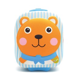 چمدان چرخ دار جدید کودک مدل ترولی طرح خرس اوپس Oops