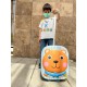 خرید اینترنتی چمدان چرخ دار جدید کودک مدل ترولی طرح خرس اوپس Oops | فروشگاه اینترنتی سیسمونی و اسباب بازی بیبی پرو