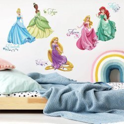 استیکر دیواری اتاق کودک طرح شاهزاده های دیزنی روم میتس RoomMates
