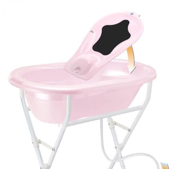 خرید اینترنتی وان حمام نوزاد روتو Rotho رنگ صورتی صدفی