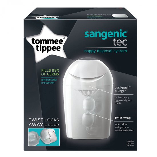 خرید اینترنتی سطل بسته بندی پوشک مدل Sangenic Tec تامی تیپی Tommee Tippee