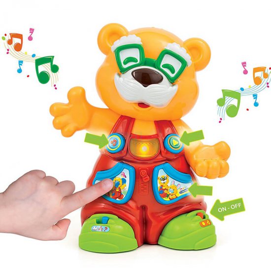 خرید اینترنتی خرس اسباب بازی موزیکال کلمنتونی Clementoni