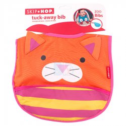 پیشبند اسکیپ هاپ Skip Hop چسبی طرح گربه نارنجی