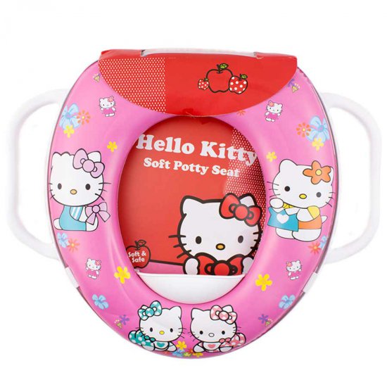خرید اینترنتی تبدیل توالت فرنگی طرح کیتی صورتی Hello Kitty