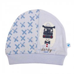 کلاه نوزادی آبی رنگ کارامل Caramell