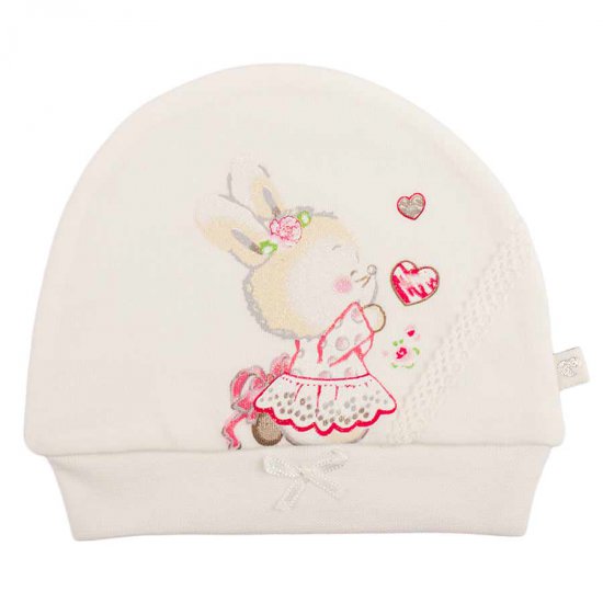 خرید اینترنتی کلاه نوزادی طرح خرگوش کارامل Caramell
